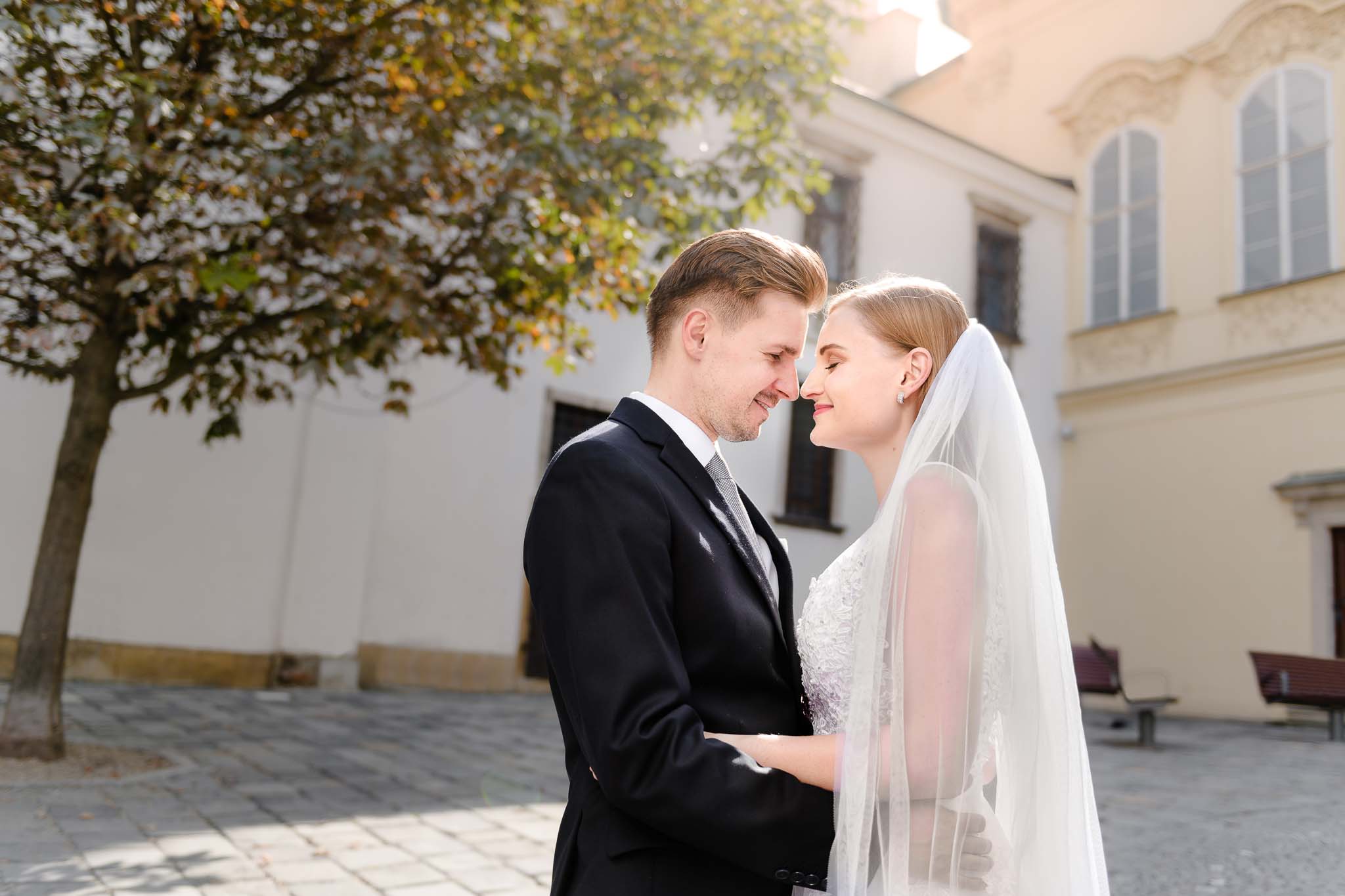 Letní svatební focení v Brně