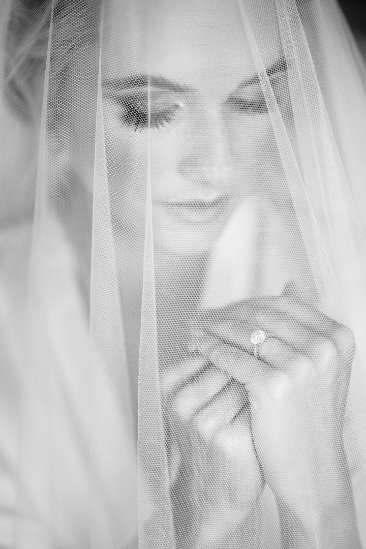 luxury bride portrait